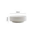 Axyaa Ceramic Dinner Plate Set of 4 Solid Color Tableware