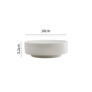Axyaa Ceramic Dinner Plate Set of 4 Solid Color Tableware
