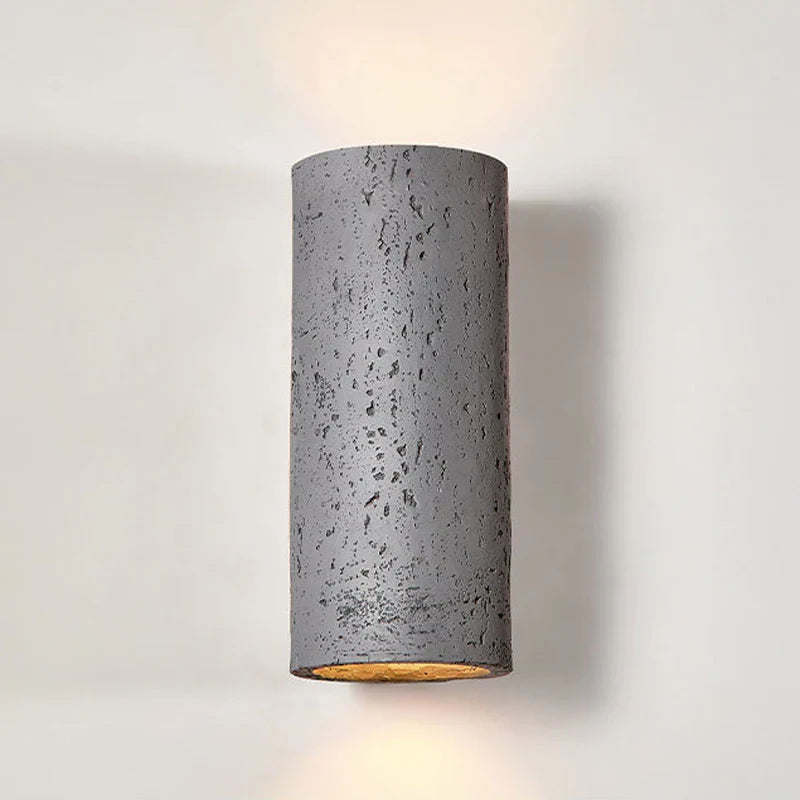 Axyaa Round Tube Wall Lamp 10W LED Retro Decor Sconce