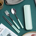 Axyaa Ceramic Handle Cutlery Set in Box