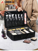 Axyaa Makeup Artist Professional Kit Train Case Waterproof Leather Organizer