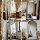 Axyaa 26"x68" Oversized Full Body Floor Mirror with Stand