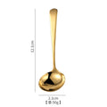 Axyaa Stainless Steel Soup Spoon Kitchen Utensil Set