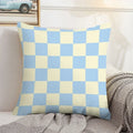 Axyaa Checkerboard Pillow Cases 45x45 Set of 2 Decorative Cushion Covers