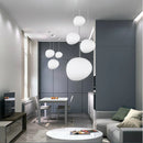Axyaa Glass Ball LED Pendant Light for Modern Living Room, Bedroom, Kitchen, and Dining Area