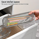 Axyaa Stainless Steel Dishwasher Basket with Chopstick Holder