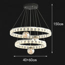 Axyaa Modern Pendant Light Chandelier LED Ceiling Lamp for Dining Room