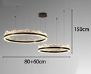 Axyaa Modern Living Room LED Chandeliers Hanging Ceiling Lamp Indoor Lighting