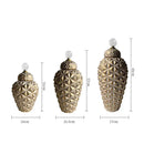 Axyaa Geometric Diamond Crystal Vase for Chic Flower Arrangements