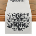 Axyaa Leaf Pattern Table Runner: Farmhouse Dining Decor for Party or Daily Use