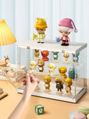Axyaa Acrylic Showcase for Action Figures and Dolls - Dust-proof Display Case