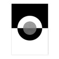 Axyaa Geometric Lines Canvas Poster: Scandinavian Minimalist Modern Art Print for Home Decor