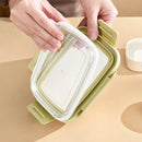 Axyaa Stainless Steel Divided Bento Lunch Box with Detachable Lid, Large Capacity