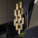 Axyaa Nordic Chandeliers Hanging Lamps Ceiling Light Fixture Indoor Lighting