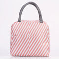 Axyaa Insulated Lunch Bag - Aluminum Foil Portable Handbag for Office Workers & Kids.