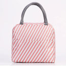 Axyaa Insulated Lunch Bag - Aluminum Foil Portable Handbag for Office Workers & Kids.