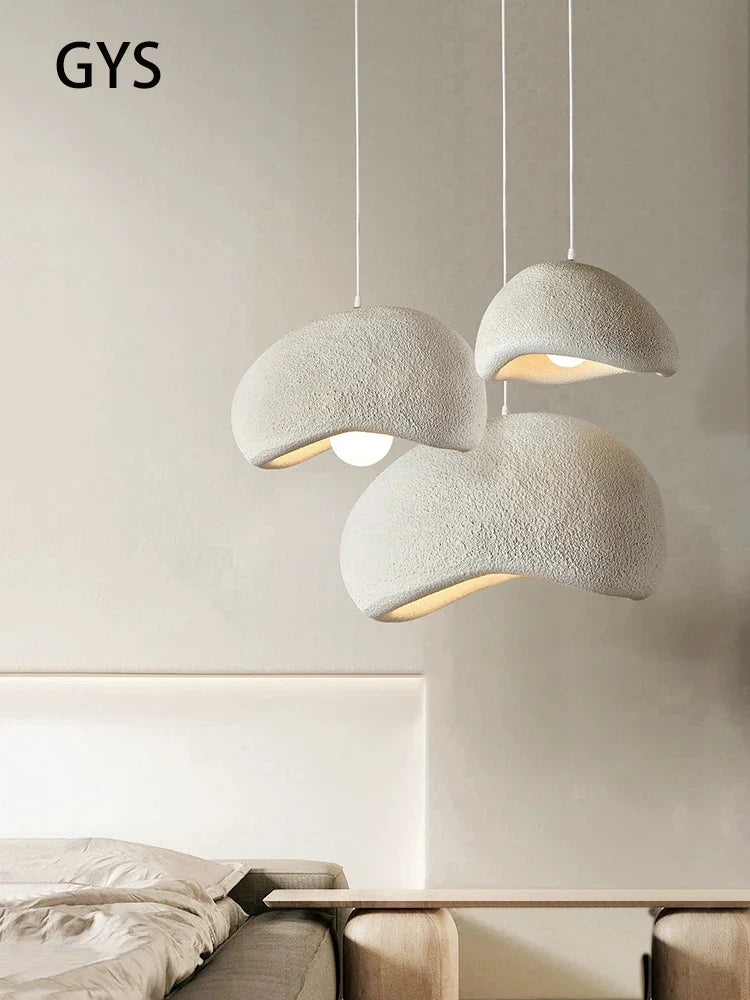 Axya French Cream Style Cloud Chandelier Pendant Lamp for Modern Home Decor