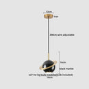 Axyaa Modern Nordic LED Pendant Lamp Golden Plated Spherical Design
