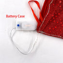 Axyaa LED Light Santa Claus Socks - Colorful Sparkly Xmas Party Decoration