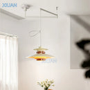 Axyaa Rocker Arm Pendant Swing Arm Hanging Light for Dining Table Bar Island.