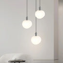 Axyaa Nordic Chrome Pendant Lights Modern Indoor LED Lighting Bar Globe