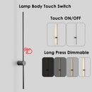 Axyaa 360° Rotatable LED Wall Sconce, Touch Dimmable & Adjustable Brightness