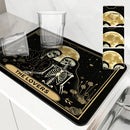 Axyaa Halloween Flower Diatoms Coffee Cup Drying Mat