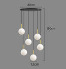 Axyaa LED Ceiling Lamp Chandelier for Modern Bedroom and Dining Room