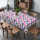 Leopard Print Color Block Table Runner by Axyaa for Indoor Outdoor Home Dining