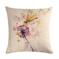 Animal Print Linen Pillowcase by Axyaa - Home Decor Cushion Cover