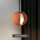 Axyaa Moon Cement Pendant Light Industrial Style Hanging Lamp