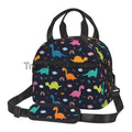 Dino Lunch Bag by Axyaa: Jurassic Thermal Tote for Kids School Travel Picnic