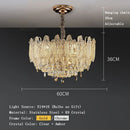 Axyaa Crystal Ceiling Chandelier Light for Dining Bedroom Hotel Living Room