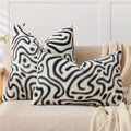 Axyaa Abstract Art Textured Accent Pillow Cover