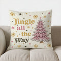 Axyaa Ballet Fa La La Starry Digital Print Pillow Cover for Home Decor