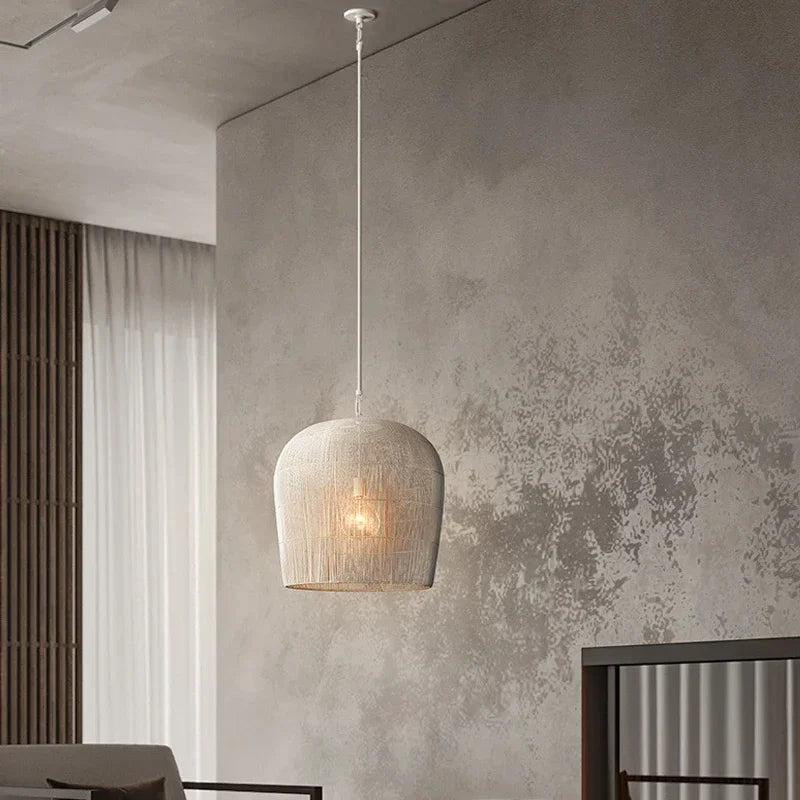 Axyaa Wabi Sabi Rattan Pendant Light for Home Decor