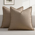Axyaa Chenille Arrow Pillow Cover, Brown & Orange, Various Sizes