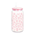 Axyaa Butterfly Lemon Print Double Wall Mason Jar Cup