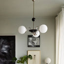 Axyaa Nordic Modern G9 LED Chandelier in Chrome Gold for Foyer Restaurant Bedroom
