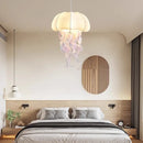 Axyaa French Cream Style Jellyfish Chandelier for Bedroom and Bar Counter