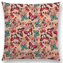 Axyaa Botanical Floral & Butterfly Cushion Cover - Home Decor Sofa Pillow Case