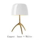 Axyaa Bauhaus Glass Desk Lamp LED Table Light for Bedroom Living Room