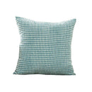 Axyaa Soft Corduroy Cushion Cover in Corn Striped Design for Cozy Living Room Decor.