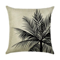 Axyaa Cartoon Pattern Linen Pillowcase - Home Sofa Decorative Cushion Cover