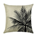 Axyaa Cartoon Pattern Linen Pillowcase - Home Sofa Decorative Cushion Cover