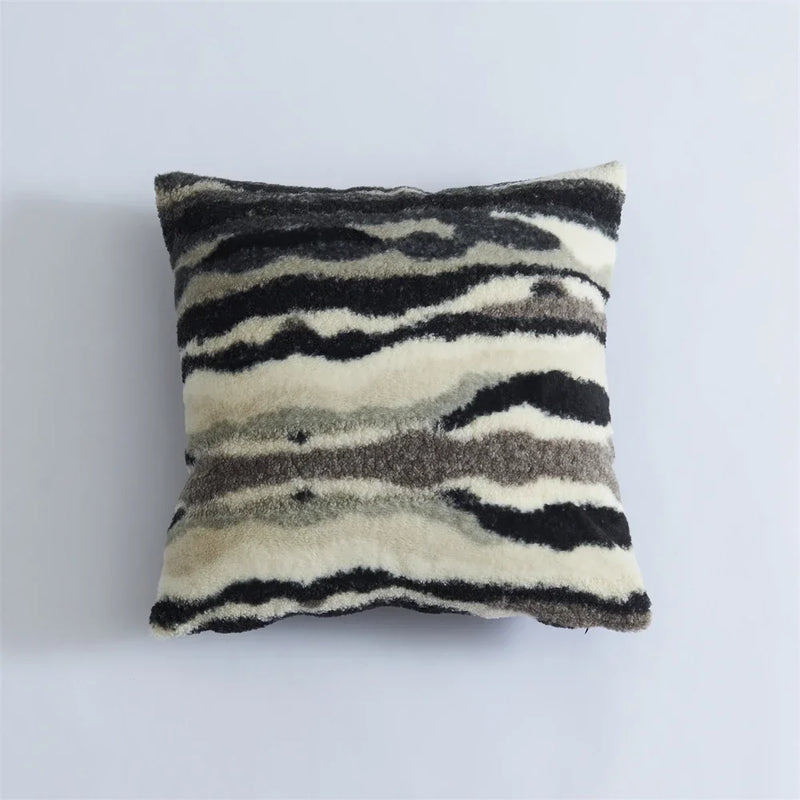 Leopard Print Cushion Cover 45x45 for Elegant Home Decor by Axyaa