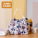 Axyaa Cartoon Fruit Thermal Picnic Lunch Bag Drawstring Tote for Women