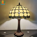 Axyaa Glass Desk Lamp: European Minimalist Style, Antique Decorative Metal Holder