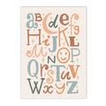 Axyaa Boho Rainbow Sun Alphabet Lion Bear Whale Nursery Wall Art Canvas Prints