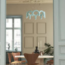 Axyaa LED U-shaped Chandelier for Modern Living Room, Bedroom, Kitchen, Bar, and Restaurant